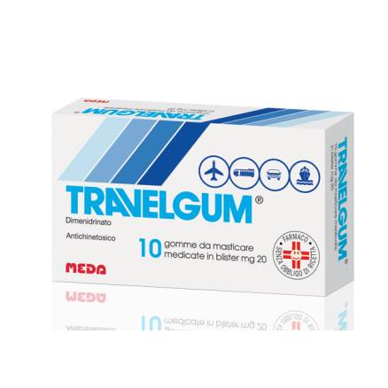 TRAVELGUM*10GOMME MAST 20MG - Okfarmacia