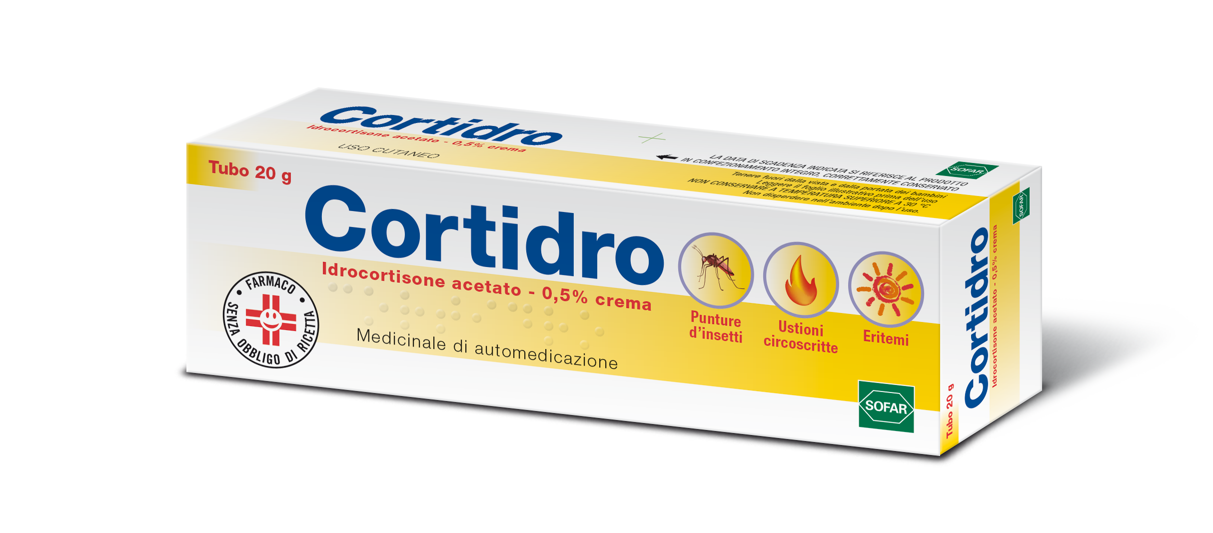 CORTIDRO*CREMA 20G 0,5% - Okfarmacia
