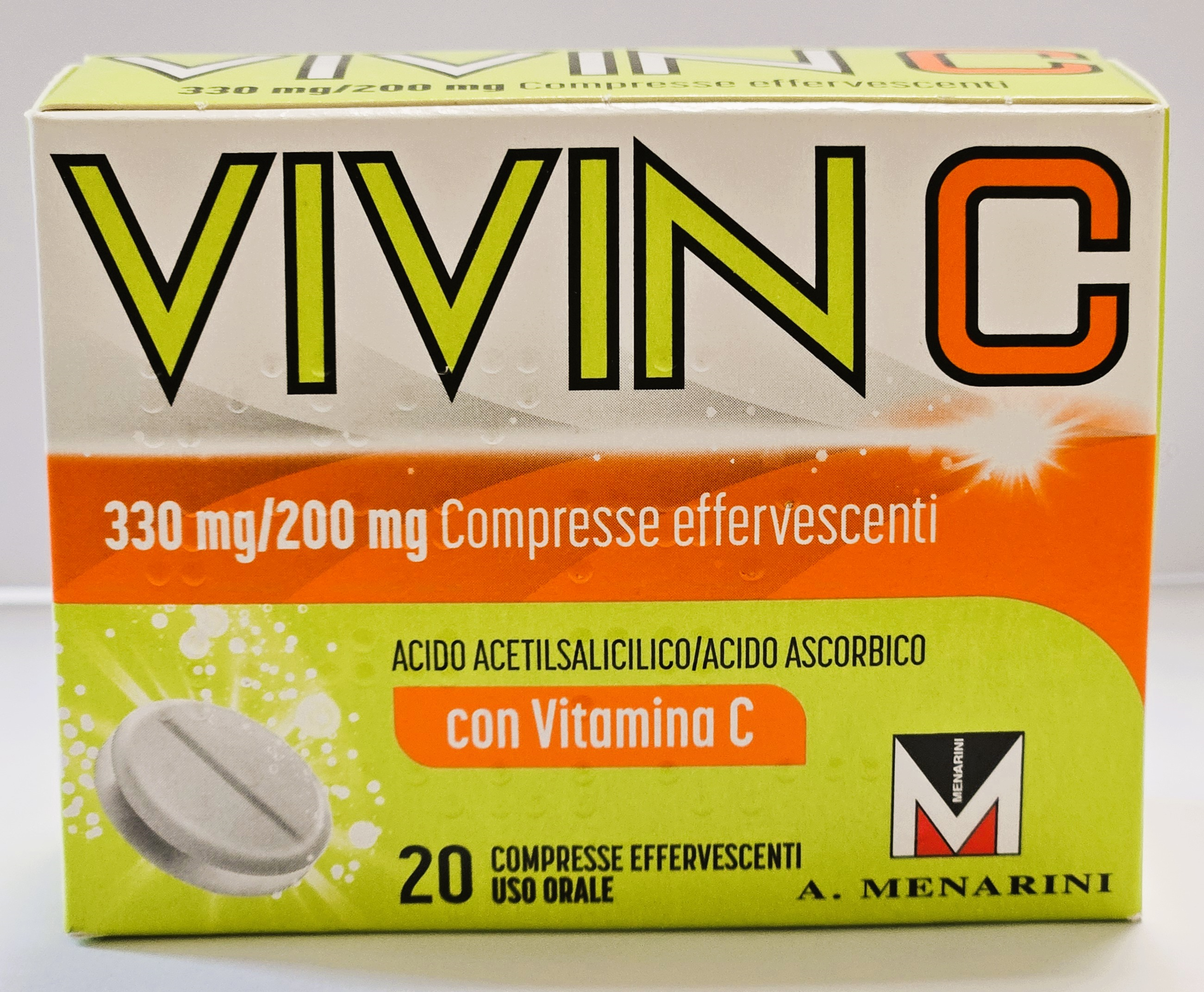VIVIN C*20CPR EFF 330MG+200MG - Okfarmacia