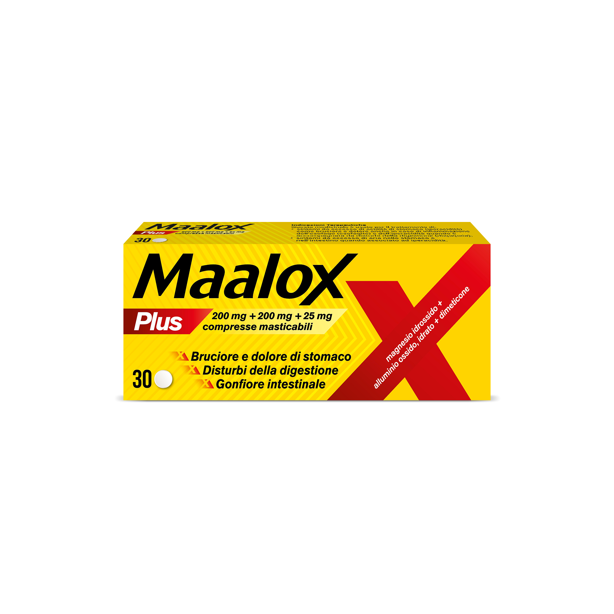 MAALOX PLUS*30CPR MAST - Okfarmacia