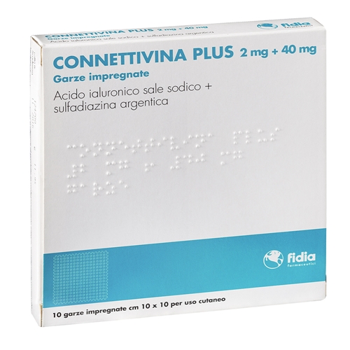 CONNETTIVINA PLUS*10GARZE10x10 - Okfarmacia