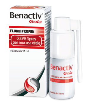 BENACTIV GOLA*SPRAY 15ML 0,25% - Okfarmacia