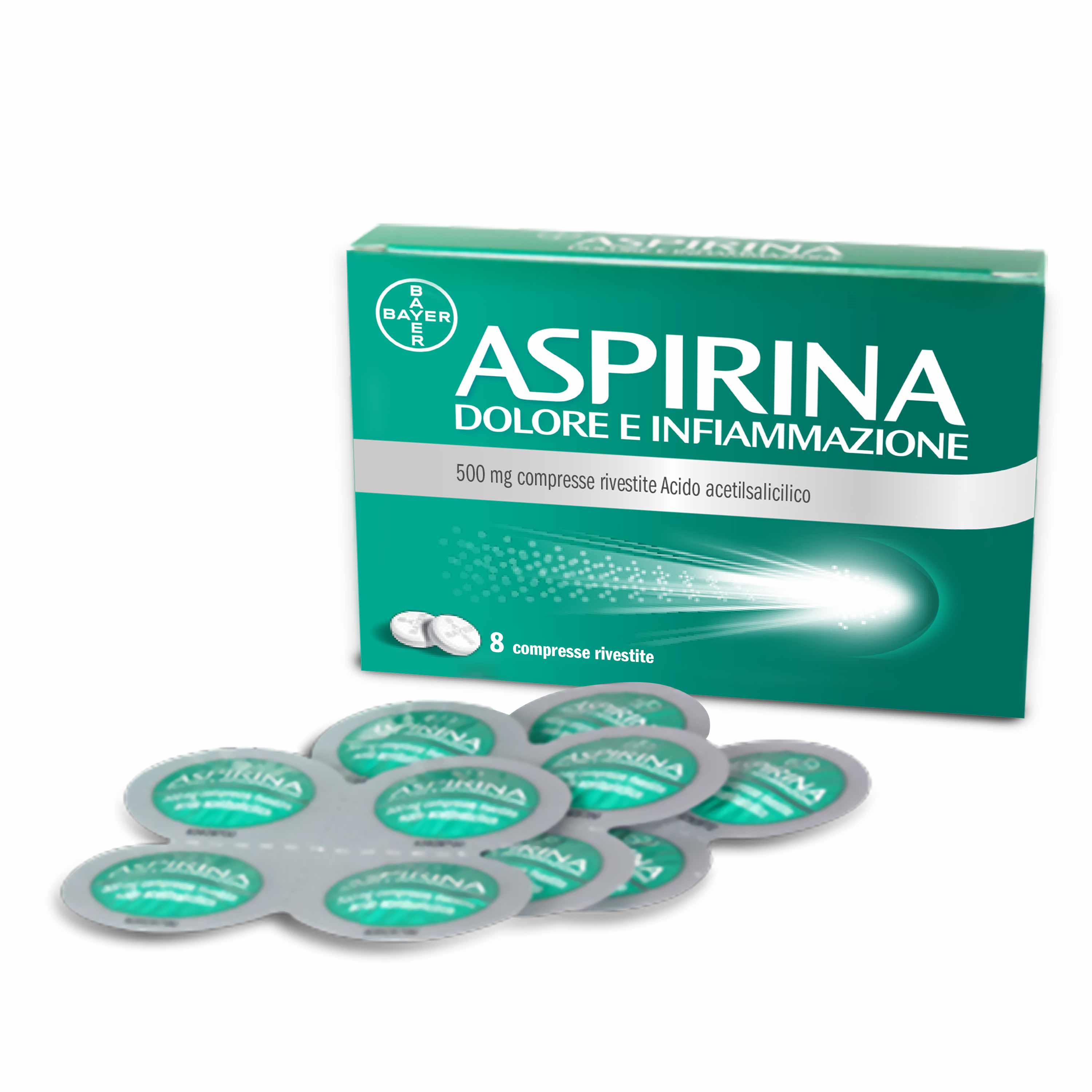 ASPIRINA DOLORE INF*8CPR 500MG - Okfarmacia