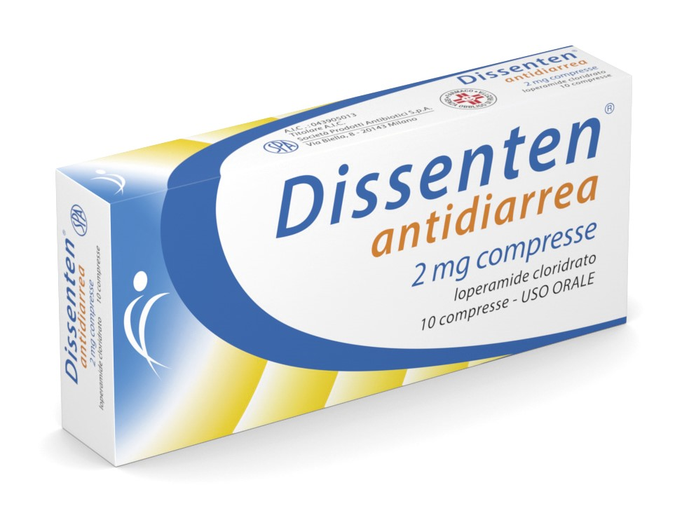 DISSENTEN ANTIDIARREA*10CPR2MG - Okfarmacia