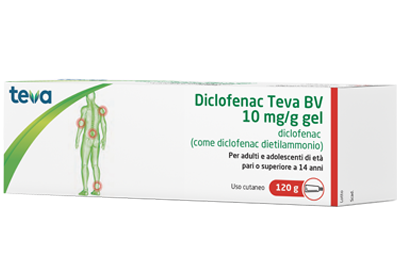 DICLOFENAC TEVA*GEL120G 10MG/G - Okfarmacia