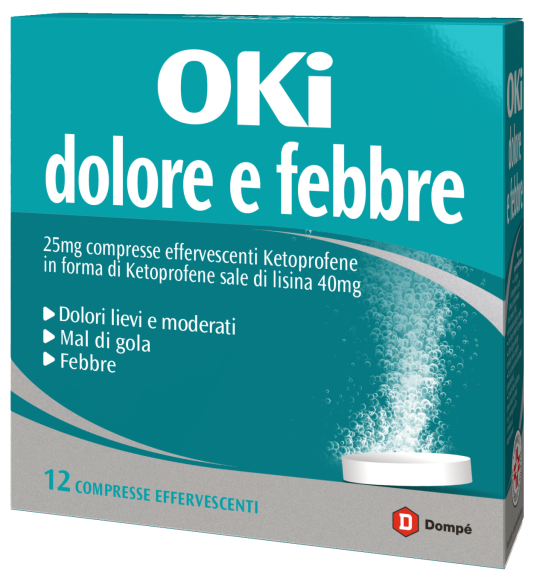 OKI DOLORE E FEBBRE*12CPR EFF - Okfarmacia