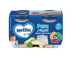 MELLIN MERENDA YOGURT PERA 2X120 G - Okfarmacia
