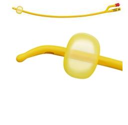 CATETERE FOLEY A MEDIA PERMANENZA  RUSCH GOLD PLUS A 2 VIE IN SILKOLATEX LATTICE-SILICONE PER ADULTO CH20 LUNGHEZZA 40 CM PUNTA CILINDRICA A 2 FORI PALLONCINO 5-15 ML 1 PEZZO - Okfarmacia