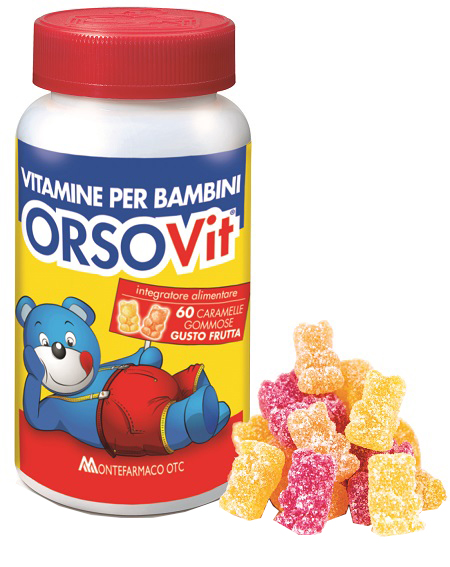 ORSOVIT CARAMELLE GOMMOSE VITAMINA BB SENZA GLUTINE 60 PEZZI - Okfarmacia