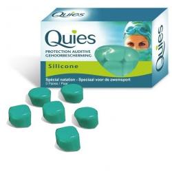 TAPPO AURICOLARE IN SILICONE QUIES 3PAIA - Okfarmacia