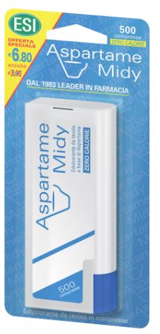 ESI ASPARTAME MIDY 500 COMPRESSE OFFERTA SPECIALE - Okfarmacia