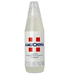 DISINFETTANTE IGIENIZZANTE A BASE DI IPOCLORITO DI SODIO ANTIMICROBICO AD AMPIO SPETTRO D'AZIONE AMUCHINA LIQUIDA 100% 1000 ML - Okfarmacia