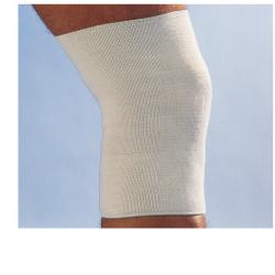 SCUDOTEX GINOCCHIERA SOSTENITIVA COTONE BIANCA 5 - Okfarmacia
