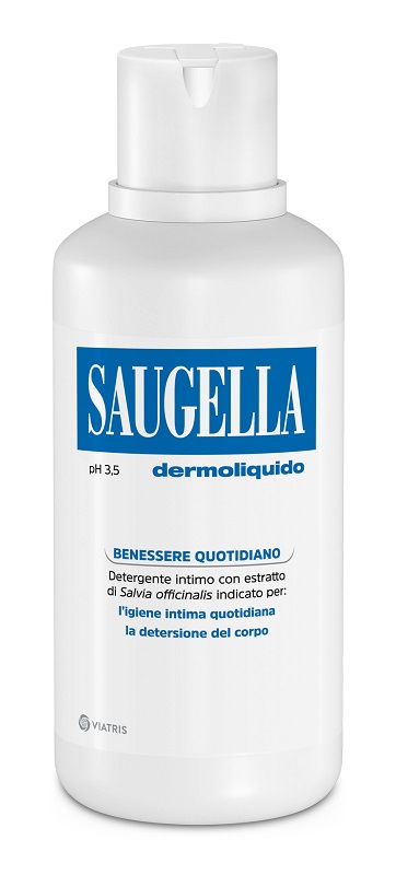 SAUGELLA DERMOLIQUIDO PH 3,5 DETERGENTE INTIMO BENESSERE QUOTIDIANO 500 ML - Okfarmacia