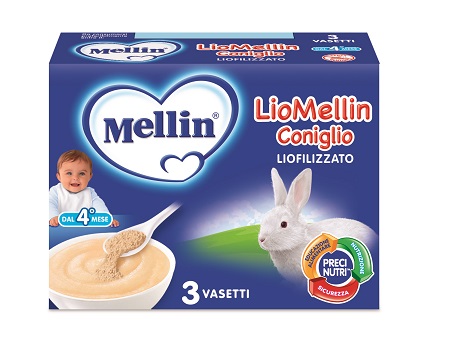 LIOMELLIN CONIGLIO LIOFILIZZATO 10 G 3 PEZZI - Okfarmacia