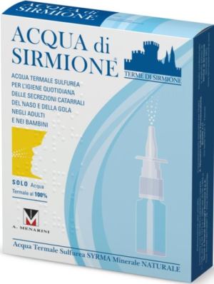 ACQUA SIRMIONE MINERALE NATURALE 6 FIALE 15 ML - Okfarmacia