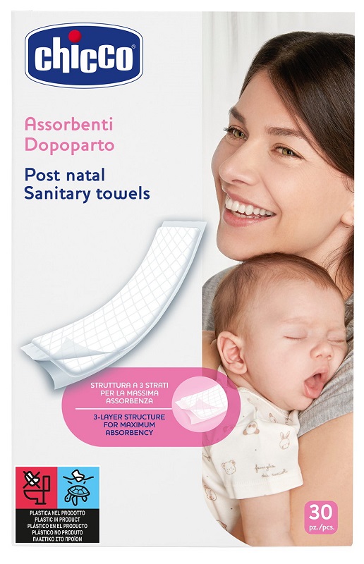 CHICCO ASSORBENTI PROTECTION POSTPARTO 30 PEZZI - Okfarmacia