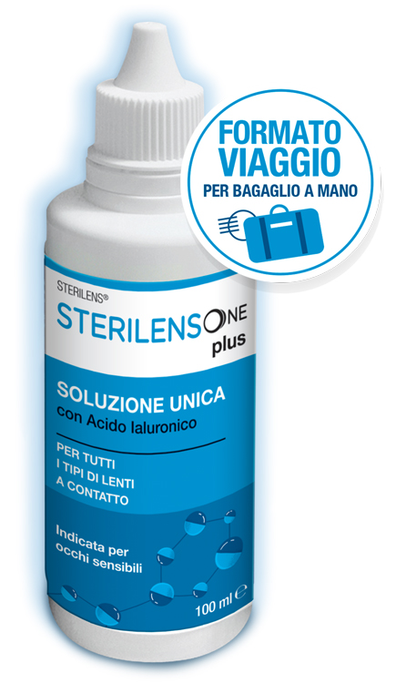 SOLUZIONE UNICA STERILENS ONE PLUS CON ACIDO IALURONICO 100 ML - Okfarmacia