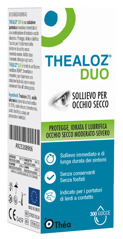 THEALOZ DUO SOLUZIONE OCULARE FLACONE 10 ML - Okfarmacia