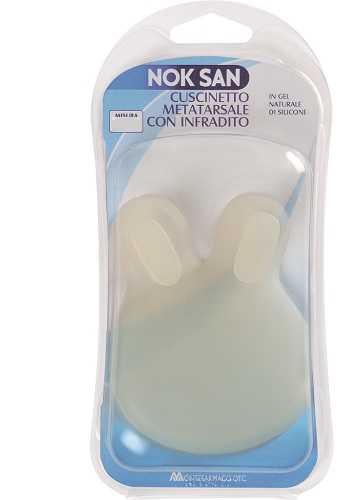 NOK SAN GEL CUSCINETTO METATARSALE CON INFRADITO S/M - Okfarmacia
