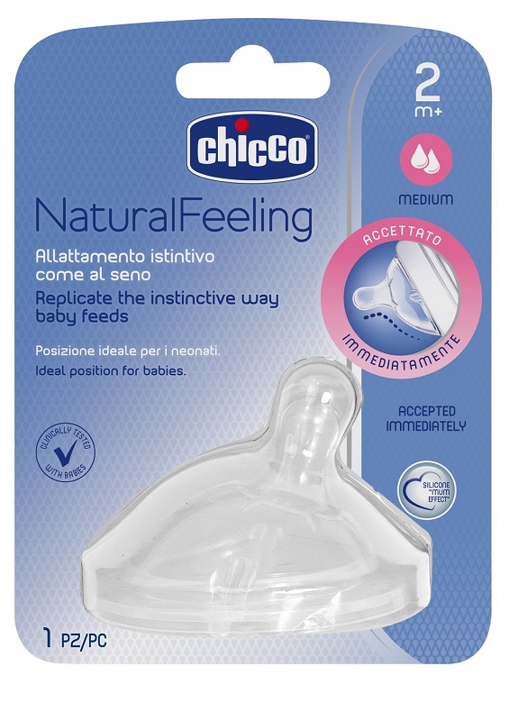 CHICCO TETTARELLA STEPUP NEW 2M+ FLUSSO MEDIO - Okfarmacia