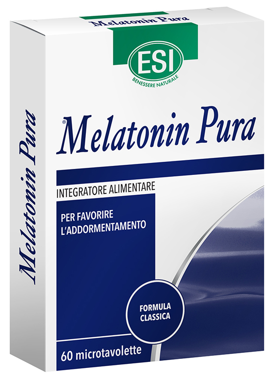 ESI MELATONIN PURA 60 MICROTAVOLETTE - Okfarmacia