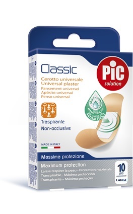 CEROTTO PIC CLASSIC 25X72 MM 10 ANTIBATTERICO 10 PEZZI - Okfarmacia