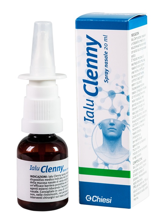 IALU CLENNY SPRAY NASALE SOLUZIONE SALINA ISOTONICA CON ACIDO IALURONICO E SALE SODICO 20 ML - Okfarmacia