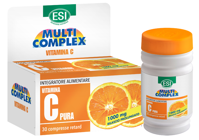 ESI MULTICOMPLEX VITAMINA C PURA 1000 MG RETARD 30 COMPRESSE - Okfarmacia