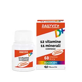 MASSIGEN DAILYVIT 12 VITAMINE 11 MINERALI 60 COMPRESSE RIVESTITE - Okfarmacia