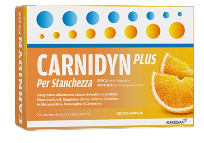 CARNIDYN PLUS 20 BUSTINE DA 5 G GUSTO ARANCIA - Okfarmacia