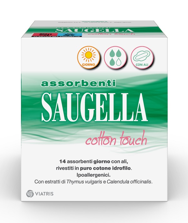 SAUGELLA COTTON TOUCH ASSORBENTI GIORNO 14 PEZZI TAGLIO PREZZO - Okfarmacia