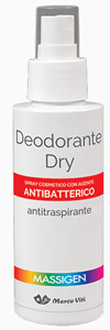 MASSIGEN DETERGENZA DEODORANTE DRY CON ANTIBATTERICO 100 ML - Okfarmacia