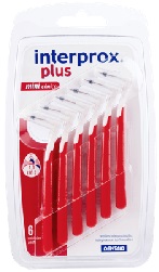 INTERPROX PLUS MINICONICO ROSSO 6 PEZZI - Okfarmacia