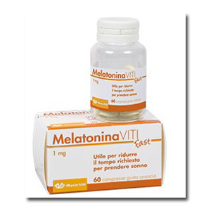 MELATONINA VITI FAST 1MG 60 COMPRESSE GUSTO ARANCIA - Okfarmacia