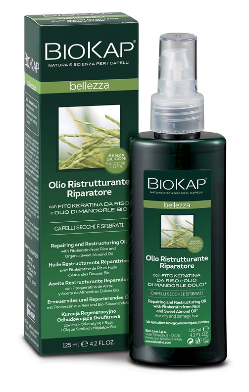 BIOKAP BELLEZZA OLIO RISTRUTTURANTE RIPARATORE 125 ML BIOSLINE - Okfarmacia