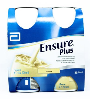 ENSURE PLUS BANANA 4 BOTTIGLIE DA 200 ML - Okfarmacia