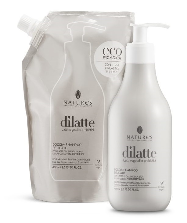 NATURE'S DILATTE DOCCIASHAMPOO RICARICA 400 ML - Okfarmacia