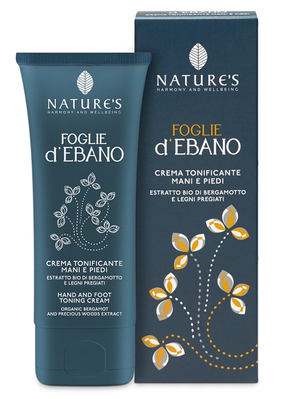 NATURE'S FOGLIE D'EBANO CREMA TONIFICANTE MANI E PIEDI 75 ML - Okfarmacia