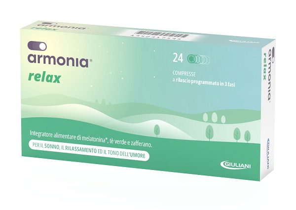 ARMONIA RELAX 1 MG A BASE DI MELATONINA 24 COMPRESSE - Okfarmacia
