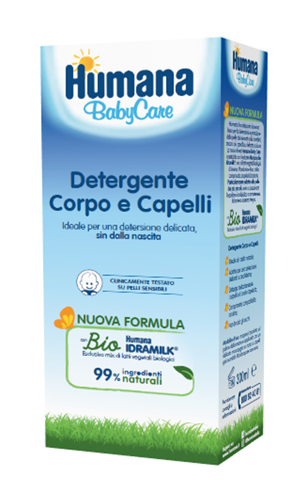 HUMANA BABY CARE DETERGENTE CORPO&CAPELLI 300 ML - Okfarmacia