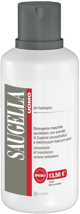 SAUGELLA UOMO DETERGENTE 500 ML TAGLIO PREZZO - Okfarmacia
