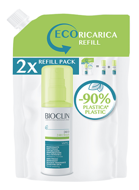 BIOCLIN DEO 24H FRESH VAPO RICARICA 200 ML - Okfarmacia
