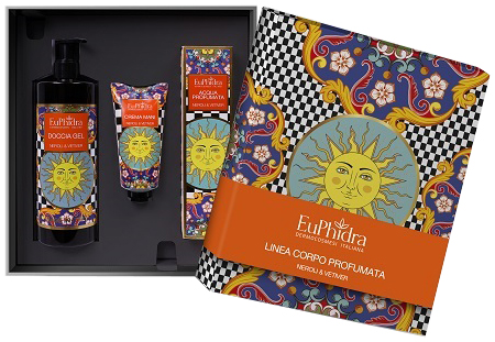 EUPHIDRA COFANETTO NEROLI & VETIVER 1 DOCCIA GEL 400 ML + 1 ACQUA PROFUMATA 125 ML + 1 CREMA MANI 50 ML - Okfarmacia