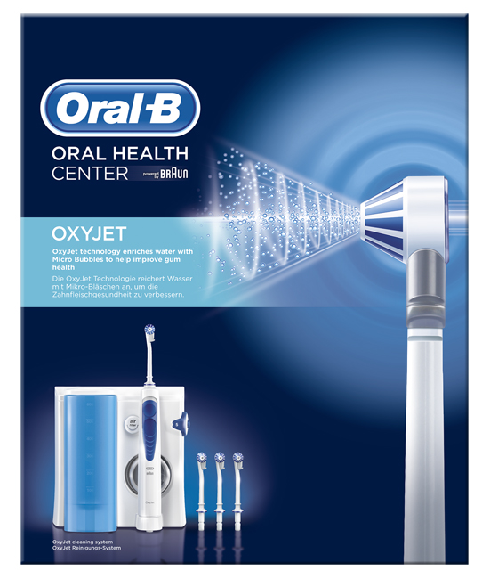 ORAL-B ORAL HEALTH CENTER IDROPULSORE OXYJET MD20 - Okfarmacia