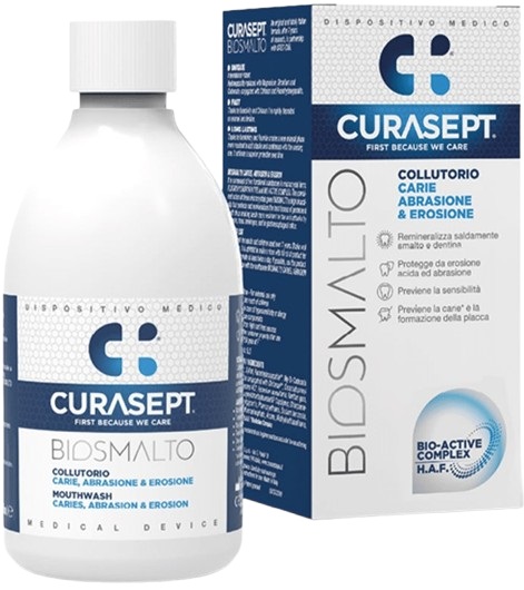 CURASEPT BIOSMALTO COLLUTORIO CARIE ABRASIONE&EROSIONE 300 ML - Okfarmacia
