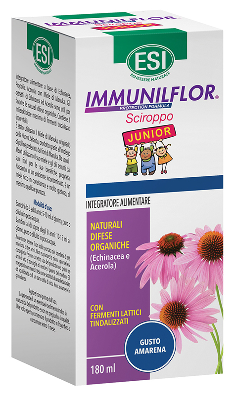 ESI IMMUNILFLOR SCIROPPO JUNIOR 180 ML - Okfarmacia