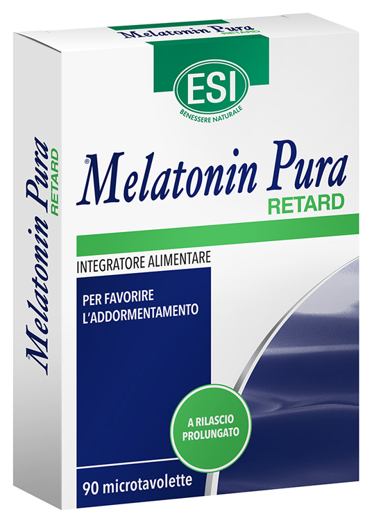 ESI MELATONIN PURA RETARD 90 MICROTAVOLETTE - Okfarmacia