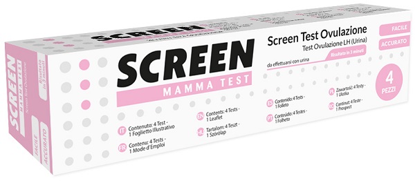 SCREEN TEST RAPIDO OVULAZIONE SCREEN 4 PEZZI - Okfarmacia
