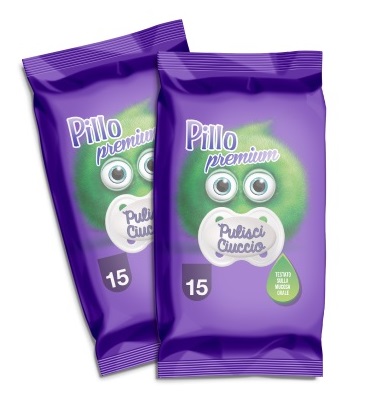 PILLO PREMIUM PULISCI CIUCCIO 15 SALVIETTE - Okfarmacia